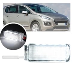 Luces Led Para Carro Interior NSLUMO 1 luz LED interior para guantera compatible con Citroen C2 C3 C5 C6 Peugeot 1007 406 NUEVO 206 (T1) 12 V LED lámpara de maletero de equipaje
