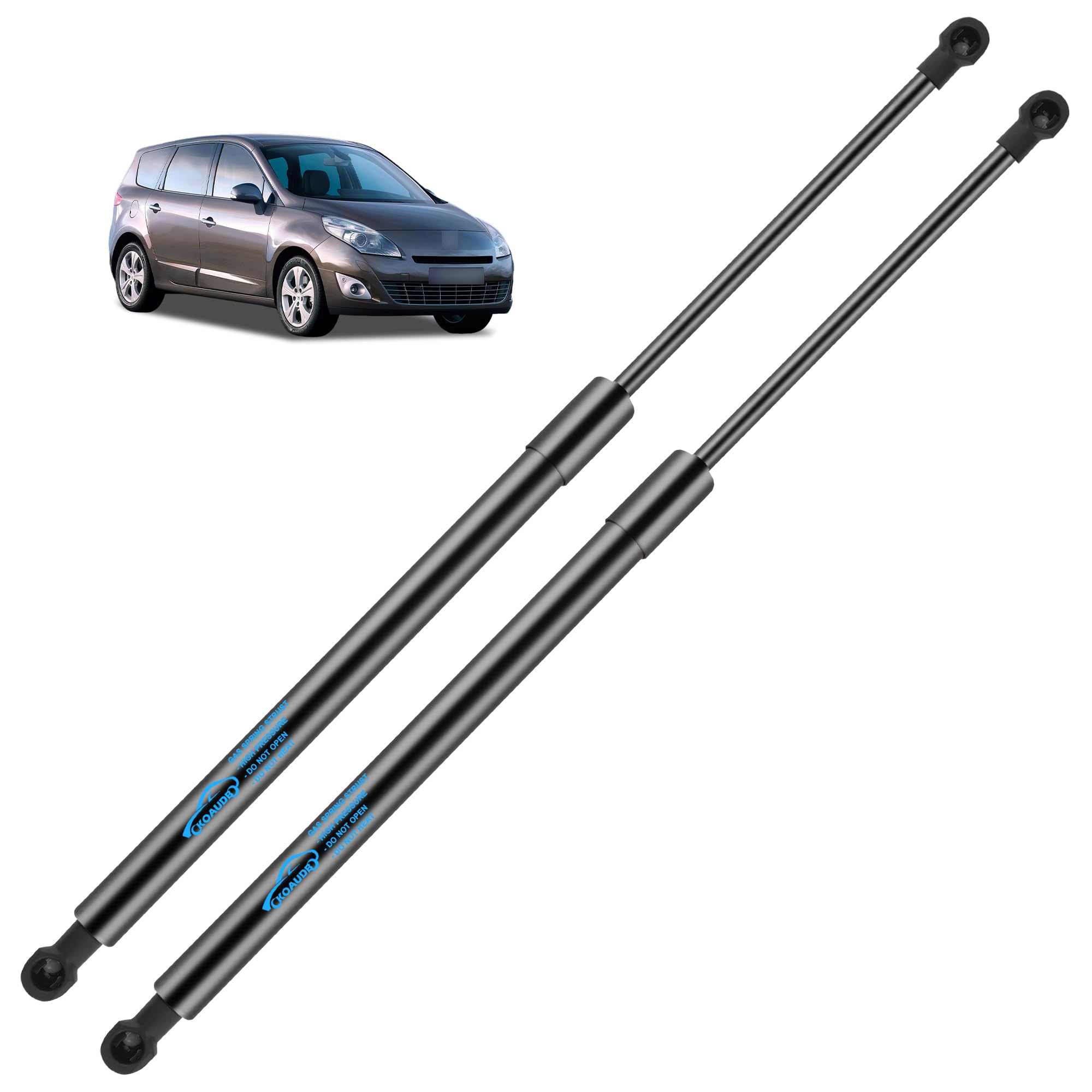 2X Verin de Coffre Voiture pour Scenic 3 2009-2016 Verin de Coffre Voiture Verin Hydraulique Verin a Gaz Remplacer #904500004R, 7000510523B0