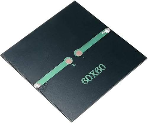 Miniatura 4 de uxcell - 5 unidades de 2 V 160 mA Poly Mini módulo de panel de células solares DIY para teléfono luz juguetes cargador 2.362 in x 2.362 in