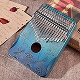  RYDZTMZ Mini Pulgar portátil Piano, Piano Dedo Kalimba, 17 Tonos 21-Tono Estilos múltiples (Color : 6)