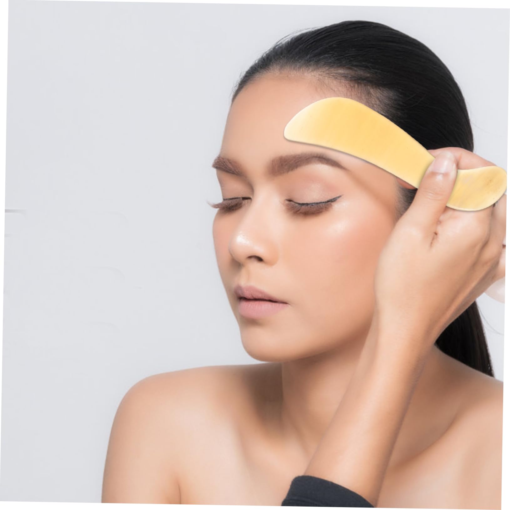 FRCOLOR 3 Pezzi Stick Gua Sha Strumento Per Massaggio Viso Corpo Raschiatura Strumento Bastoncino Rotante E Guasha Board