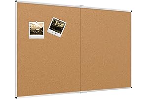 VIZ-PRO Cork Bulletin Board: A Large, Durable Solution for Your Office