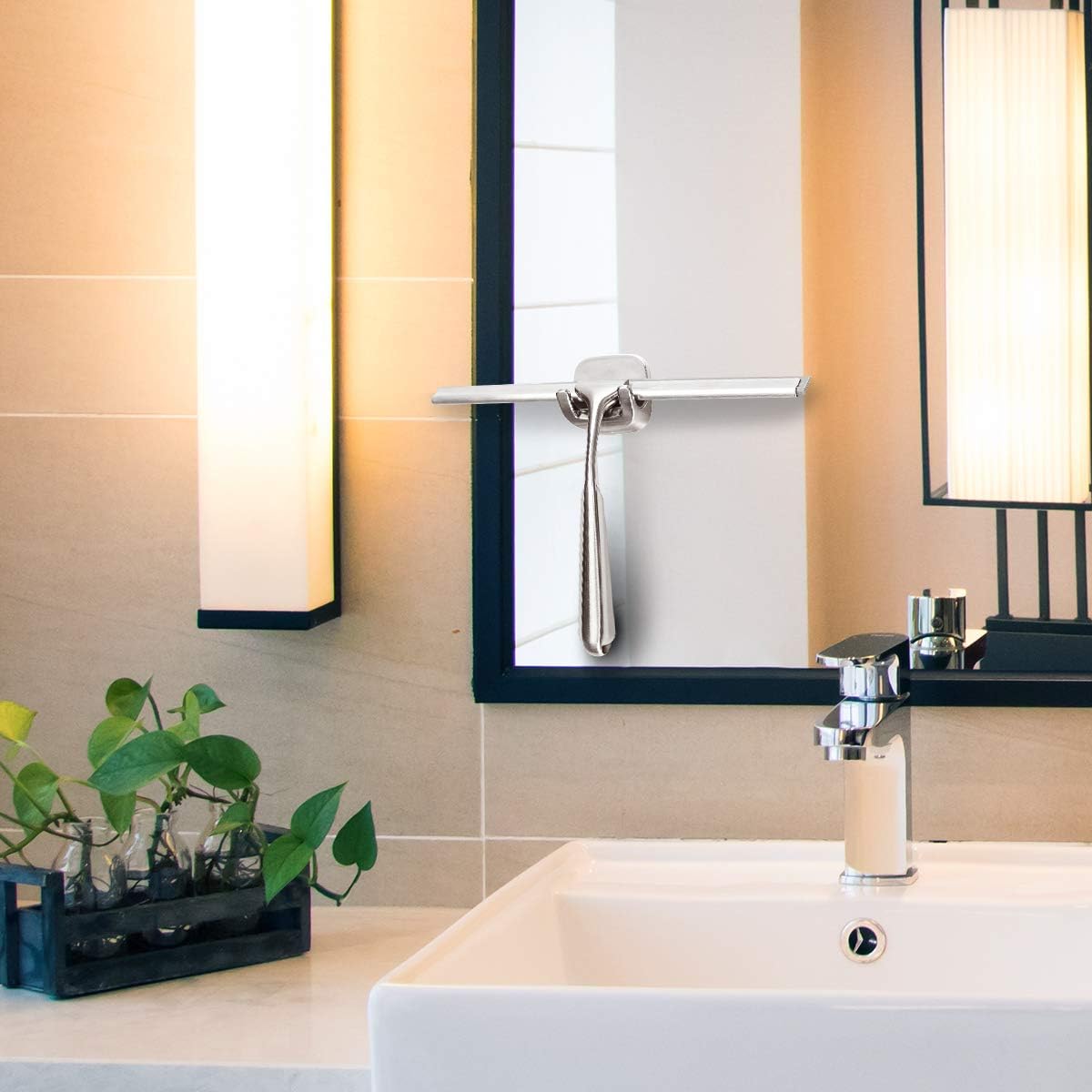 Shower Squeee for Shower Doors 10 Inch Bathroom Squeee for Windows,