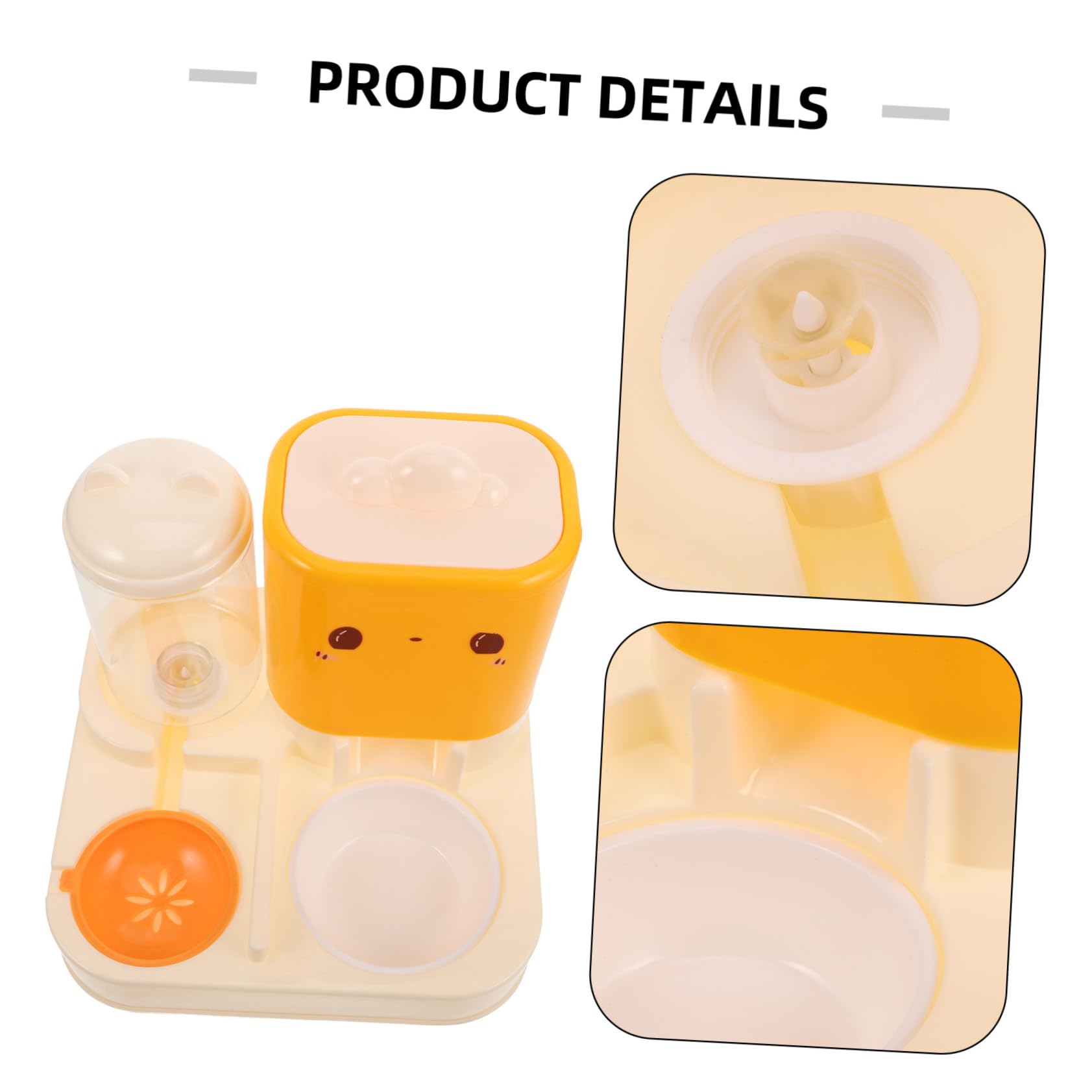 VICASKY Mangeoire et Abreuvoir pour Chat Gamelle Double pour Chaton Distributeur Automatique Eau pour Chat Station Alimentation