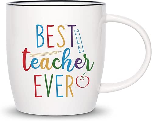 CARAKNOTS Teacher Appreciation Gifts for Women Coffee Mug Teacher Gifts
