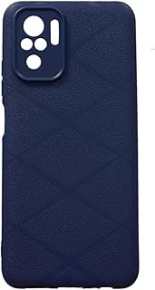 جراب بتصميم شبكي مقاوم للصدمات - خفيف الوزن ومتين مع لمسة نهائية ممتازة - متوافق مع ريدمي نوت 10 شبكة الجيل الرابع 4G/ ريدمي نوت 10S (كحلي)