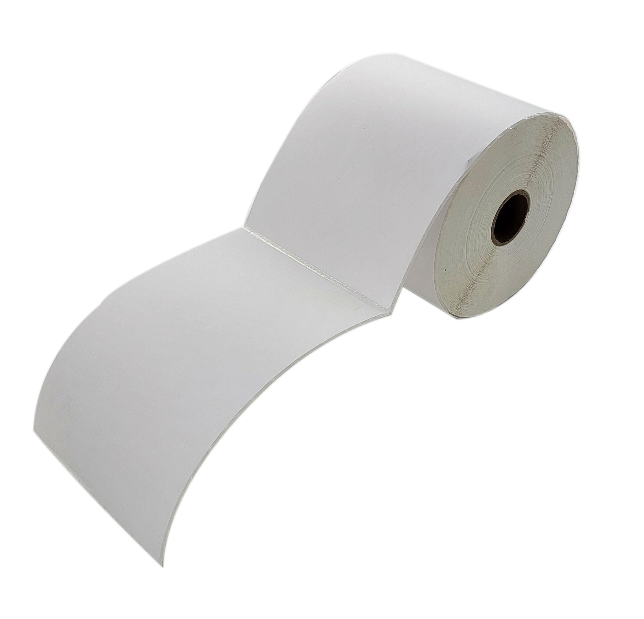Thermo-Etiketten Weiß 100 x 150 mm 500 Stück pro Rolle Versandetiketten auf Rolle mit Perforation haftend selbstklebende Etiketten für Thermodrucker Logistik Lager Papieretiketten (10)