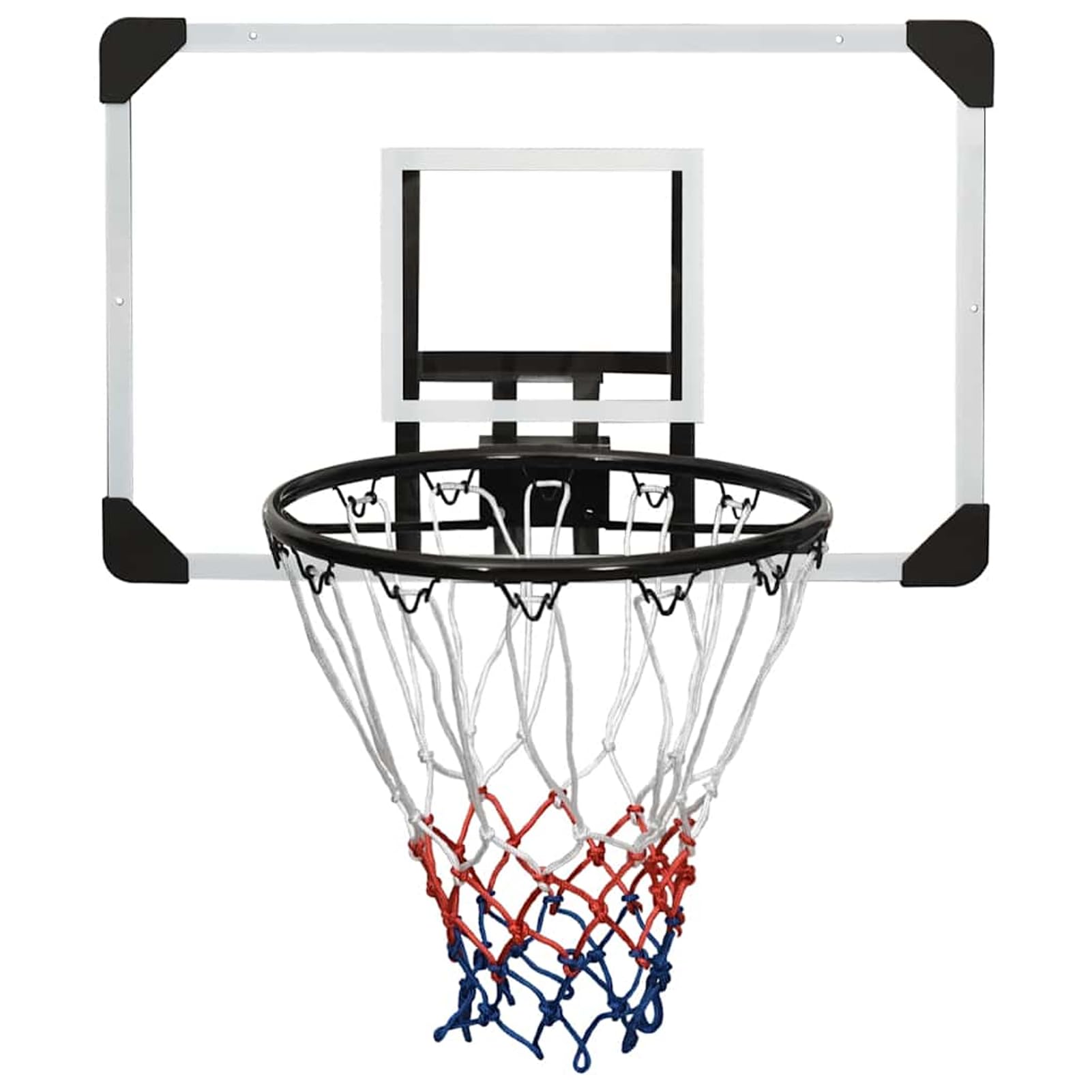 Gecheer Tablero de Baloncesto Portátil para Interior y Exterior, Aro de Acero con Red de Nylon, 71 x 45 cm, Apto para Niños de 3+ Años Modelo YHSLRZJ-93670ES