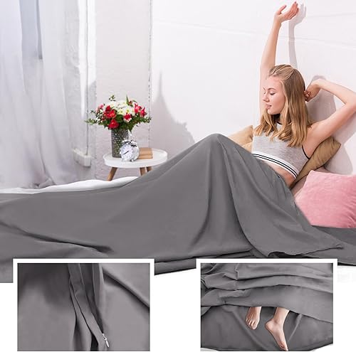 Miniatura 5 de Forro para saco de dormir, sábana de viaje y saco de dormir para adultos, sábanas de camping, saco de dormir de viaje para mochileros, hoteles y