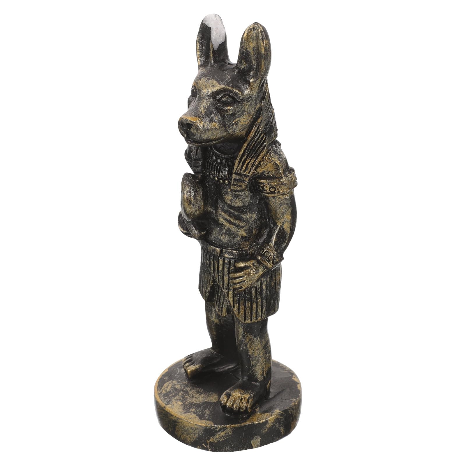 Figurine Anubis égyptienne pour rompre la monotonie d'une étagère
