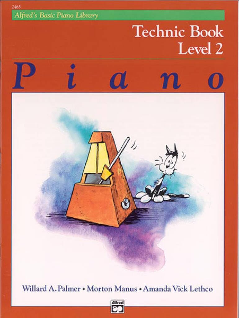 Alfred's Basic Piano Library Technic, Bk 2: Level 2 - Palmer, Willard A.