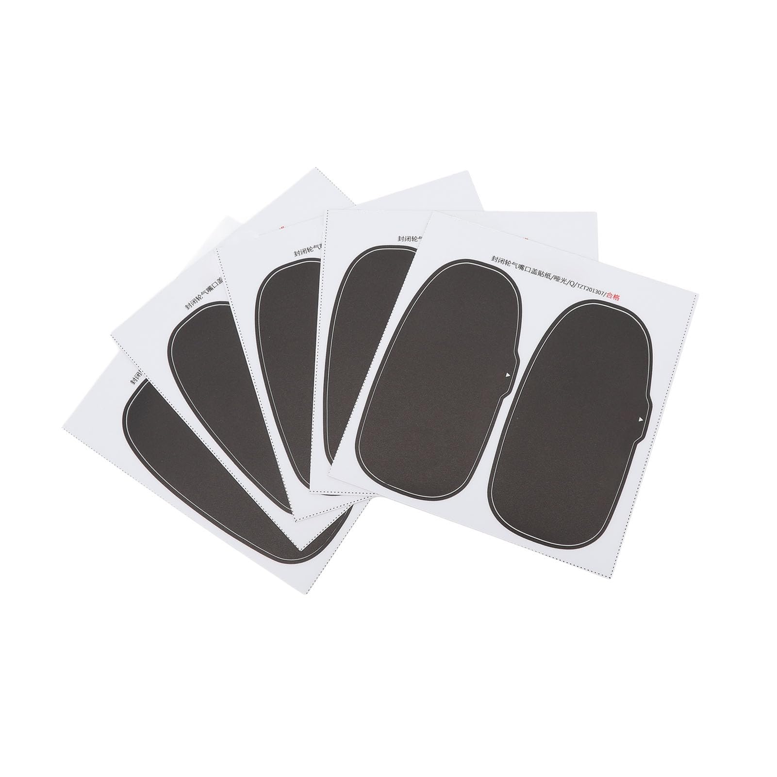 Tbest Tire Valve Cover Sticker Matte Strong Adhesive for Mountain Cycling Decoration