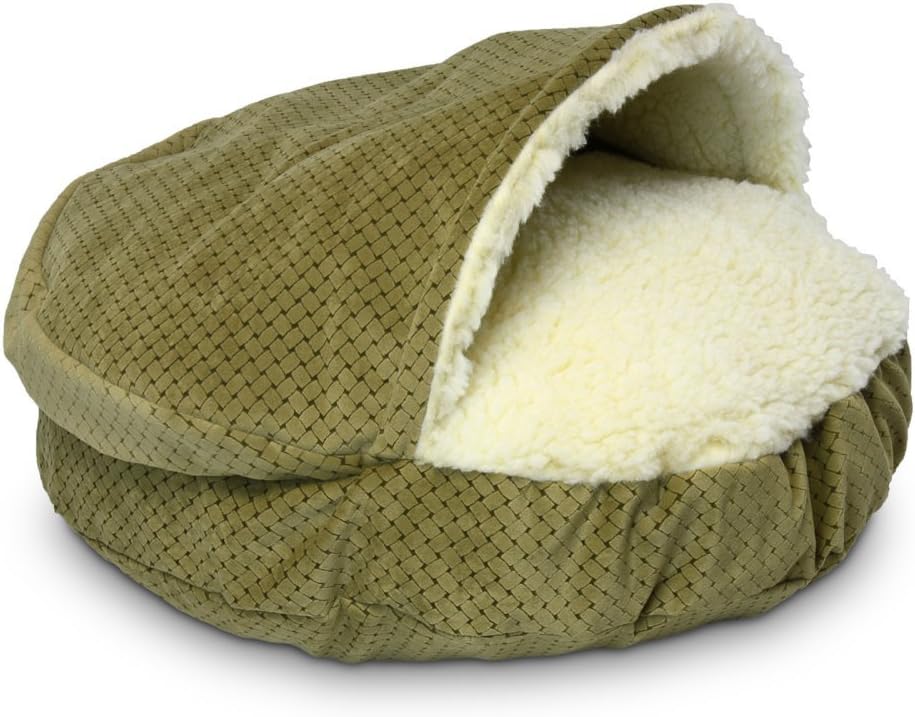 Cozy Cave Luxury Orthopedic Hooded Dog Bed Size: Small - 25" L x 25" W
