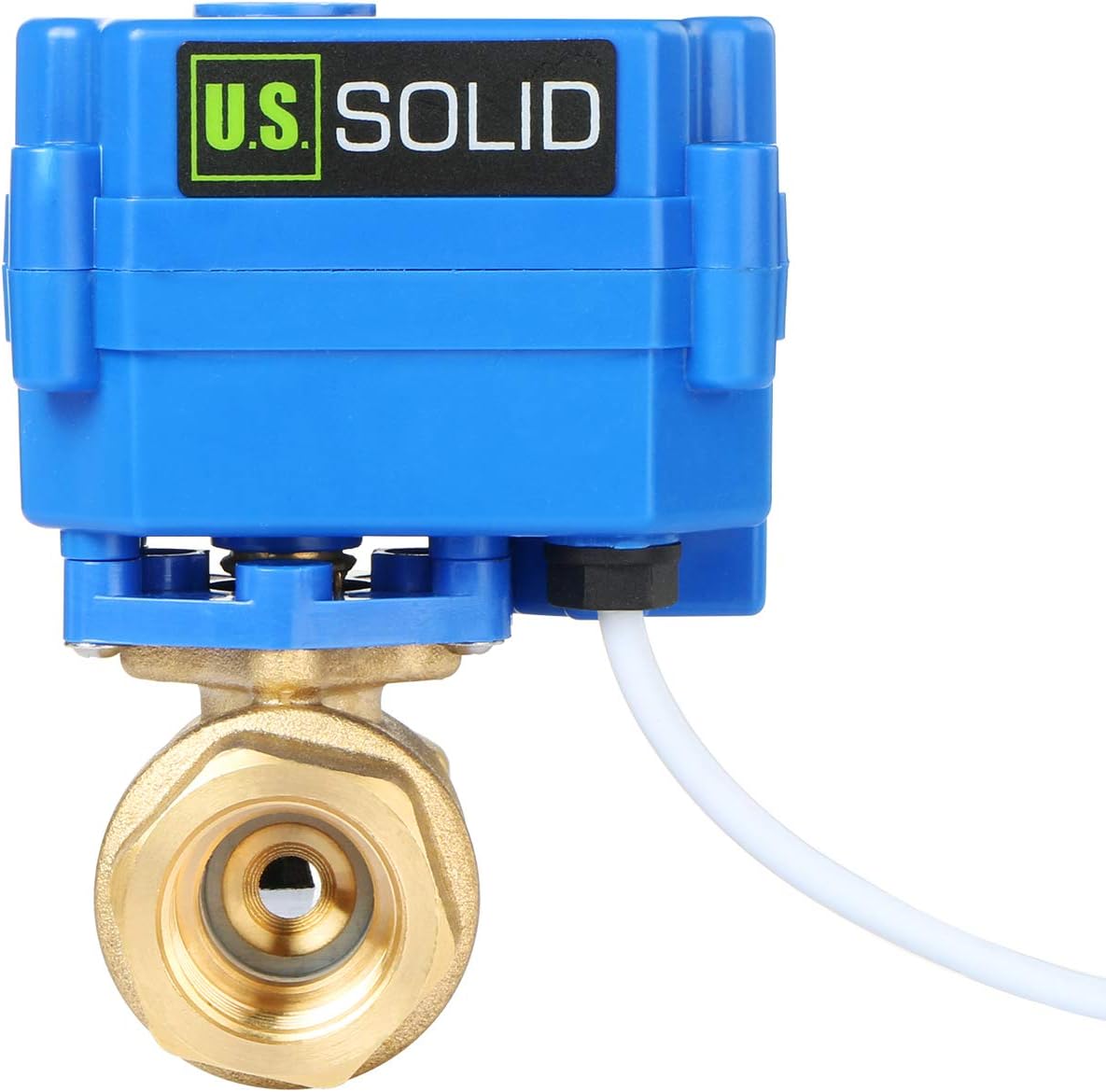 US Solid Motorkugelhahn 3/4 Zoll Messing - 9-24V DC Elektrisch