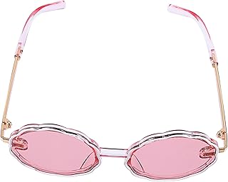 1 Par De Óculos De Sol Bebê Flor Óculos De Sol Óculos De Sol Rosa Óculos De Sol Para Crianças Meninas Óculos De Sol Vintage Óculos De Sol Rosa Proteção UV Óculos De Sol Armação