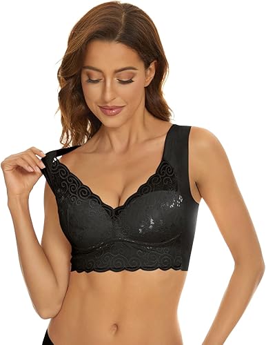 Miniatura 5 de Tops Pack U Back Sports Bra Strapless Support Bras Women Black Closure Black Bra Removable Straps Sign in Prime Black