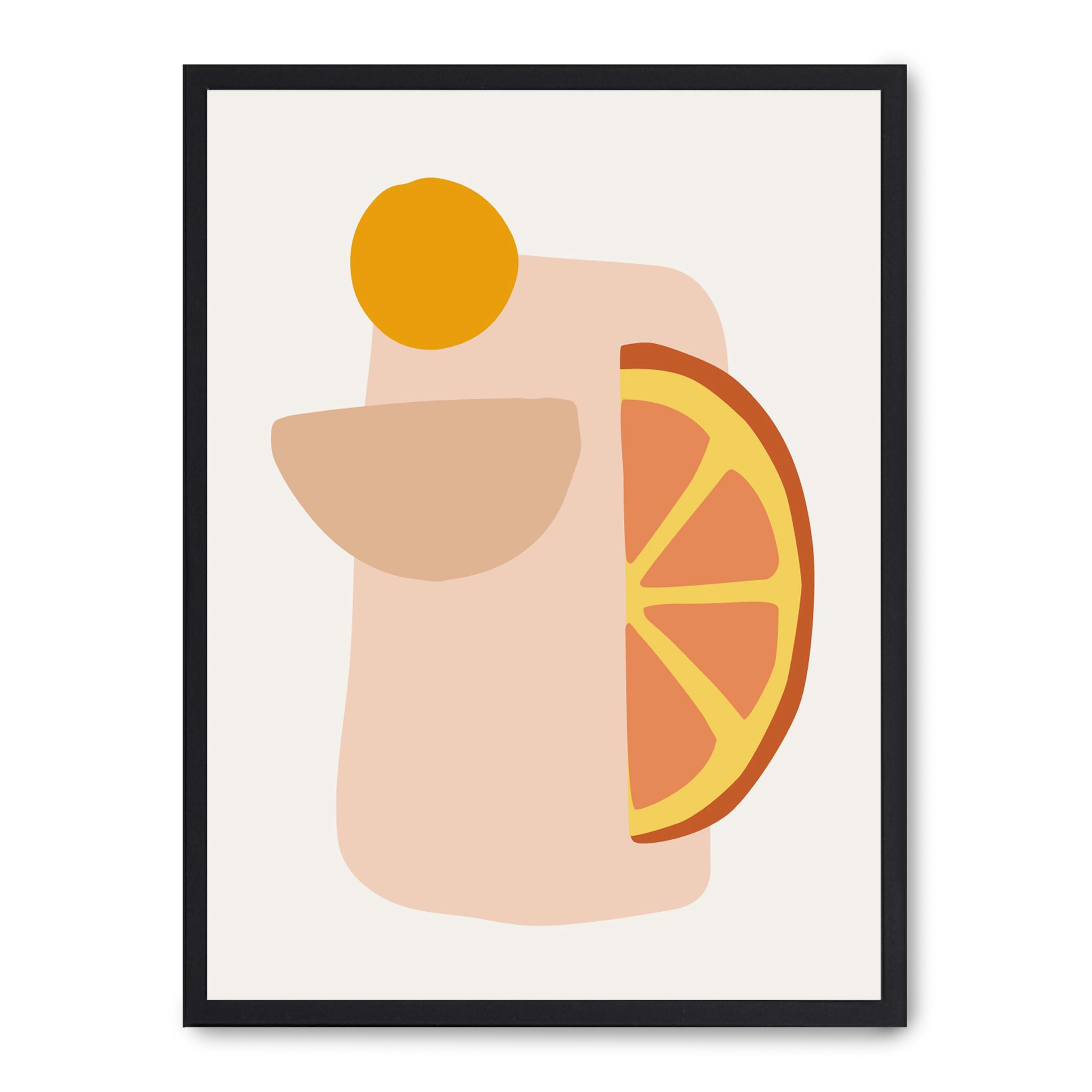 Cuadro abstract fruits FASE5, tableau sur toile haut de gamme au design artistique