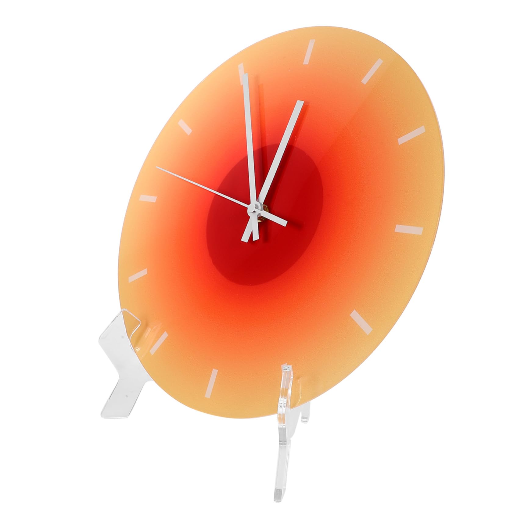 Horloge décorative salon et bureau en acrylique au style moderne épuré