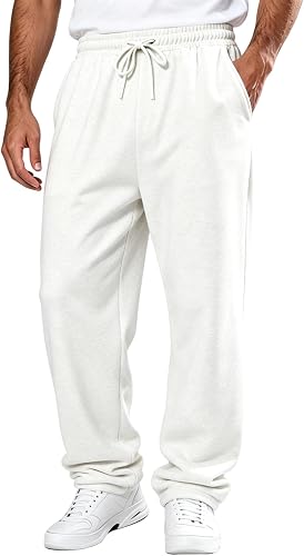 Men's Baggy Sweatpants No Boundaries Baggy Drawstring Relaxed Fit Wide Leg Class