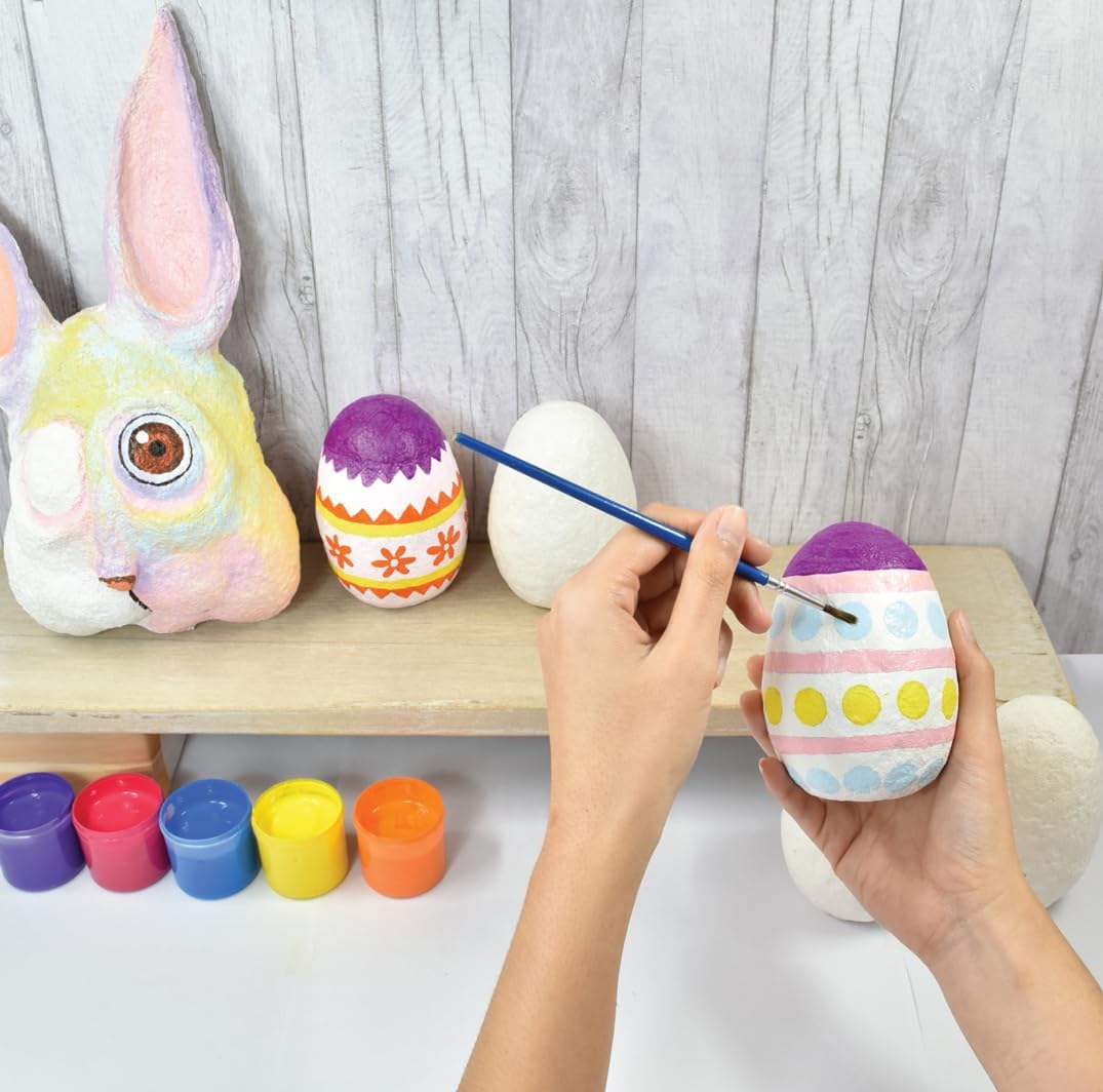 NARA Paper Mache in Printed Plastic Bag 0.22lbs,1 Color, Non-Toxic,Pure Paper Plup, Instant Paper, Great Textured Look, Acrylic or Poster Can be Paint (100g.)