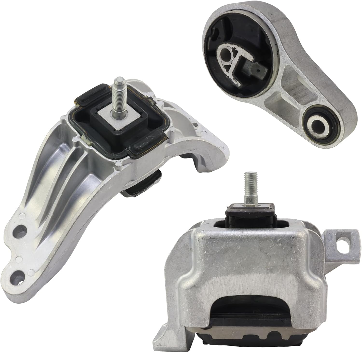 3Pcs Engine Motor & Transmission Mount Kit for MINI Cooper R55 R56 R57 R58 R59 R60 R61 2007 2008 2009 2010 2011 2012 2013 2014 2015, Replaces 22116778645 22316784357 22116783094