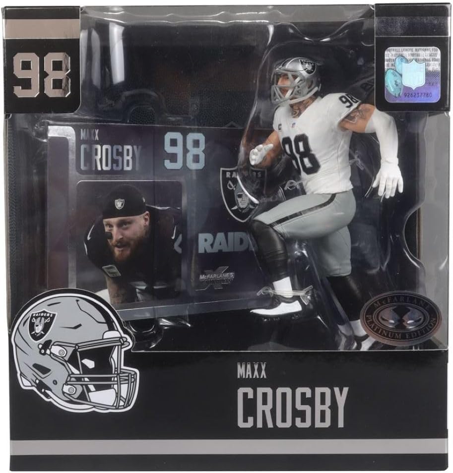 McFarlane Maxx Crosby (Las Vegas Raiders) NFL 7" Figure Chase