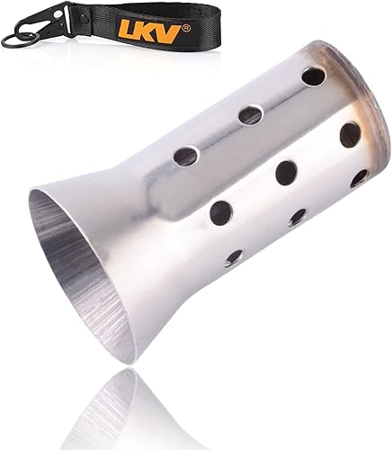 Miniatura 8 de LKV Motocicleta DB Killer 2.008 in silenciador universal deflector de ruido extraíble compatible con Harley Moto Guzzi Honda Kawasaki Suzuki Yamaha