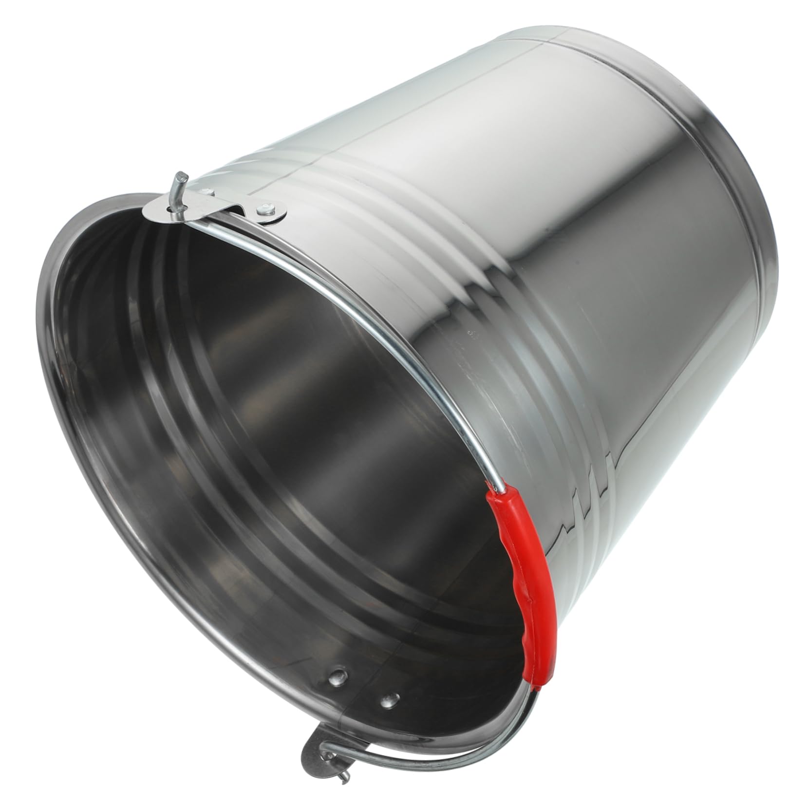 IMIKEYA Secchio in Acciaio Inox Contenitore per Latticini Agricoli Secchio per Acqua Multiuso Contenitore Pesante Metallico