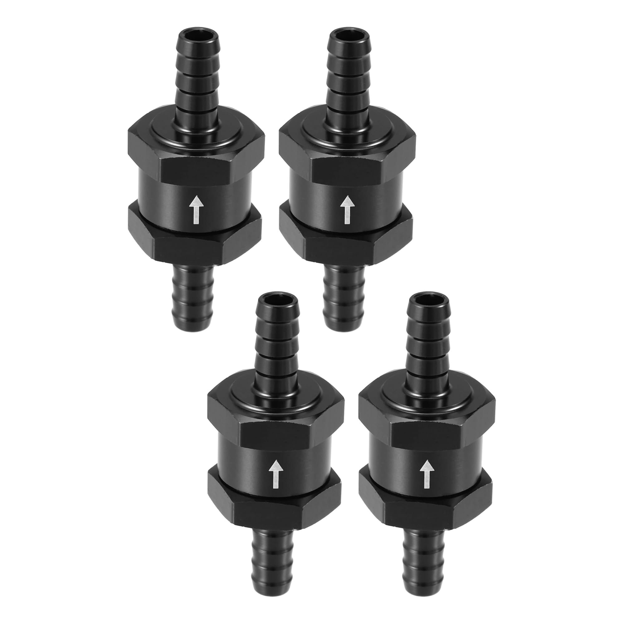 Clapet anti-retour de carburant 8 mm intérieur noir haute durabilité
