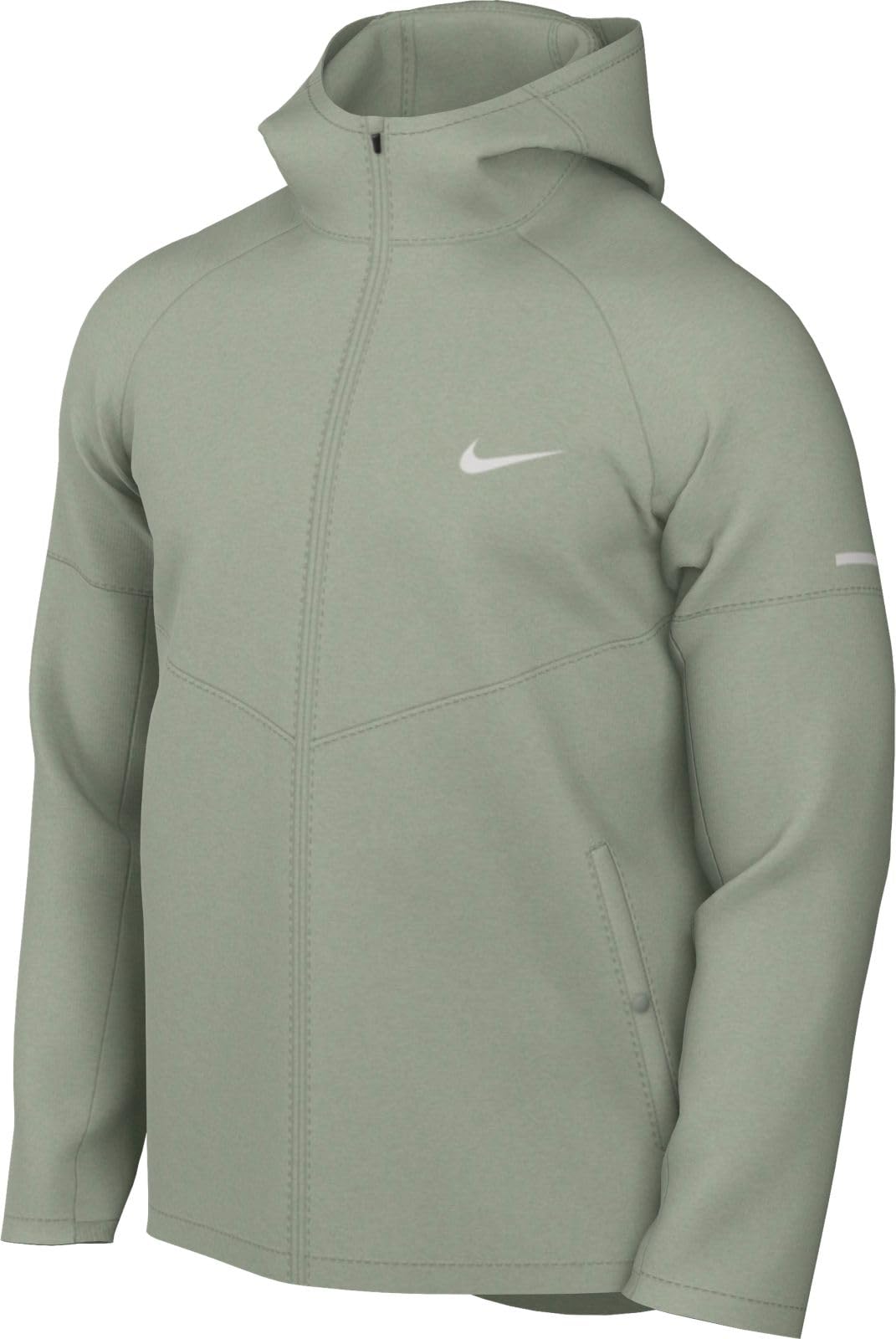 Nike Miler Mens Repel Running Jacket Jade Horizon Reflective Silver 2XL