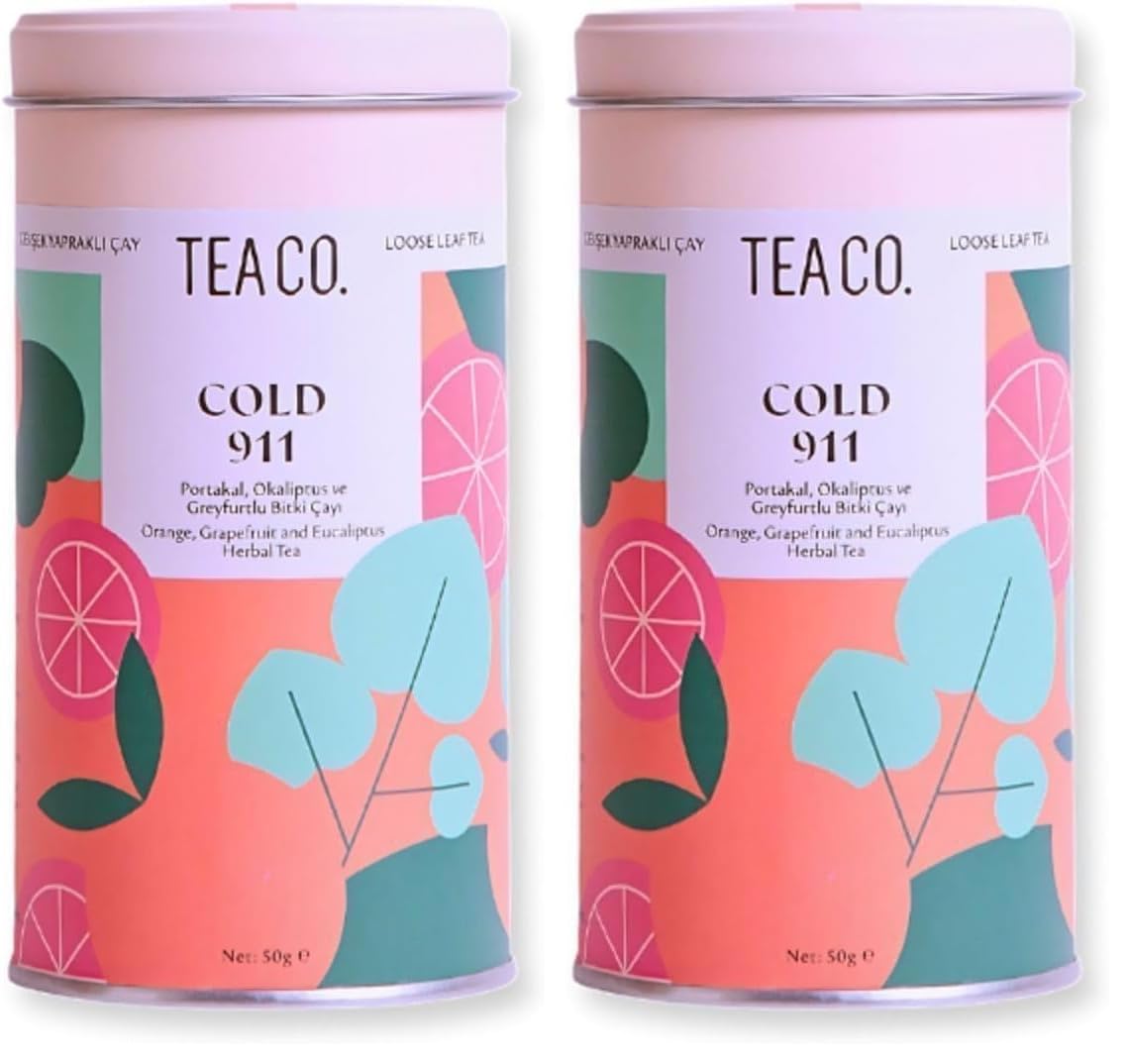 TEA CO. Cold 911 50gr 50gr Teneke Teneke Kutu (2 paketi)