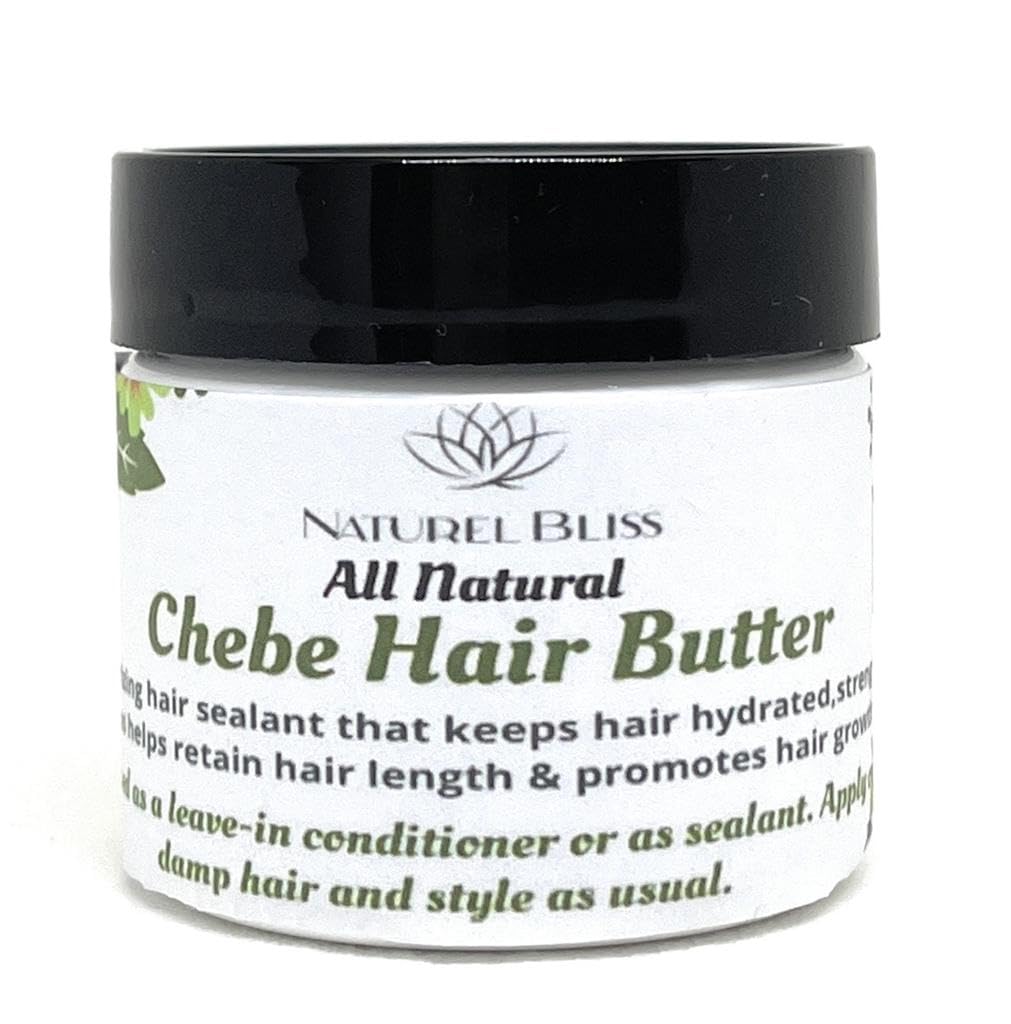 Croton Zambesicus (also know as Chebe powder) Hair Growth Butter/Vegan|Indian Herbs, Aloe vera/Amla/Jamaican Black Castor Oil/Fenugreek… (Lemongrass/