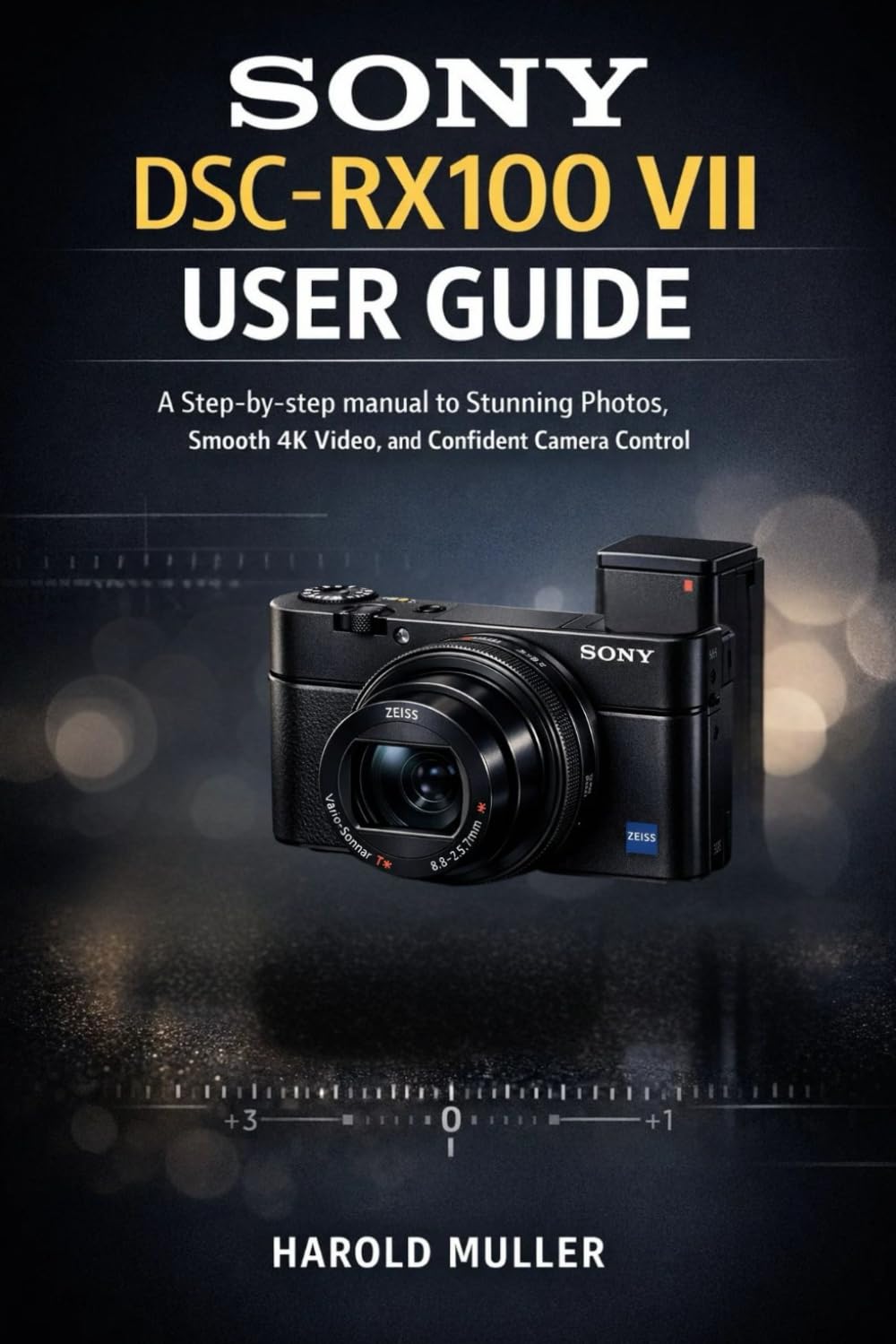SONY DSC-RX100 VII USER GUIDE FOR BEGINNERS: A Step-by-Step Beginner’s Manual to Stunning Photos, Smooth 4K Video, and Confident Camera Control