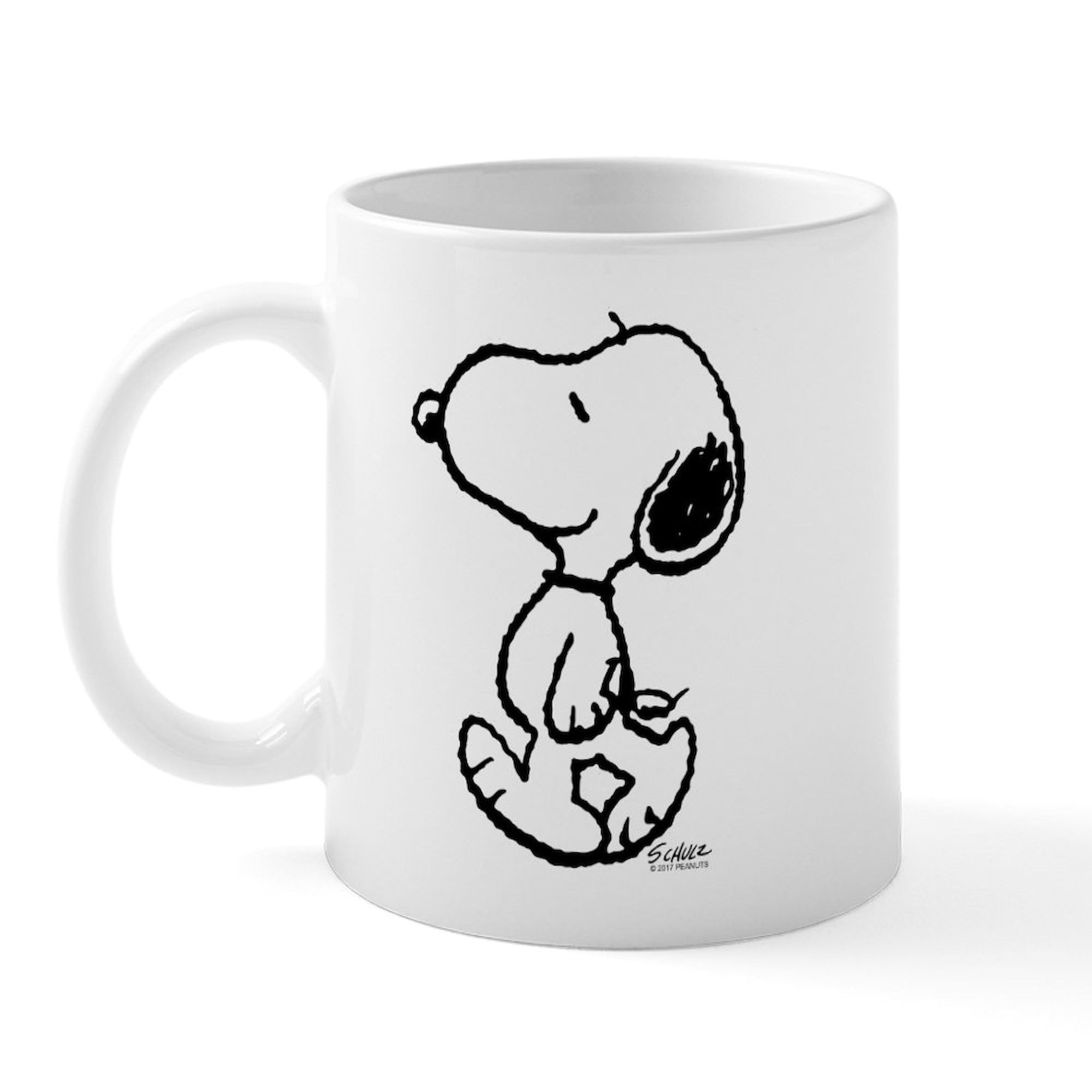 CafePress Peanuts Snoopy Mugs 11 oz (325 ml) Ceramic Coffee Mug