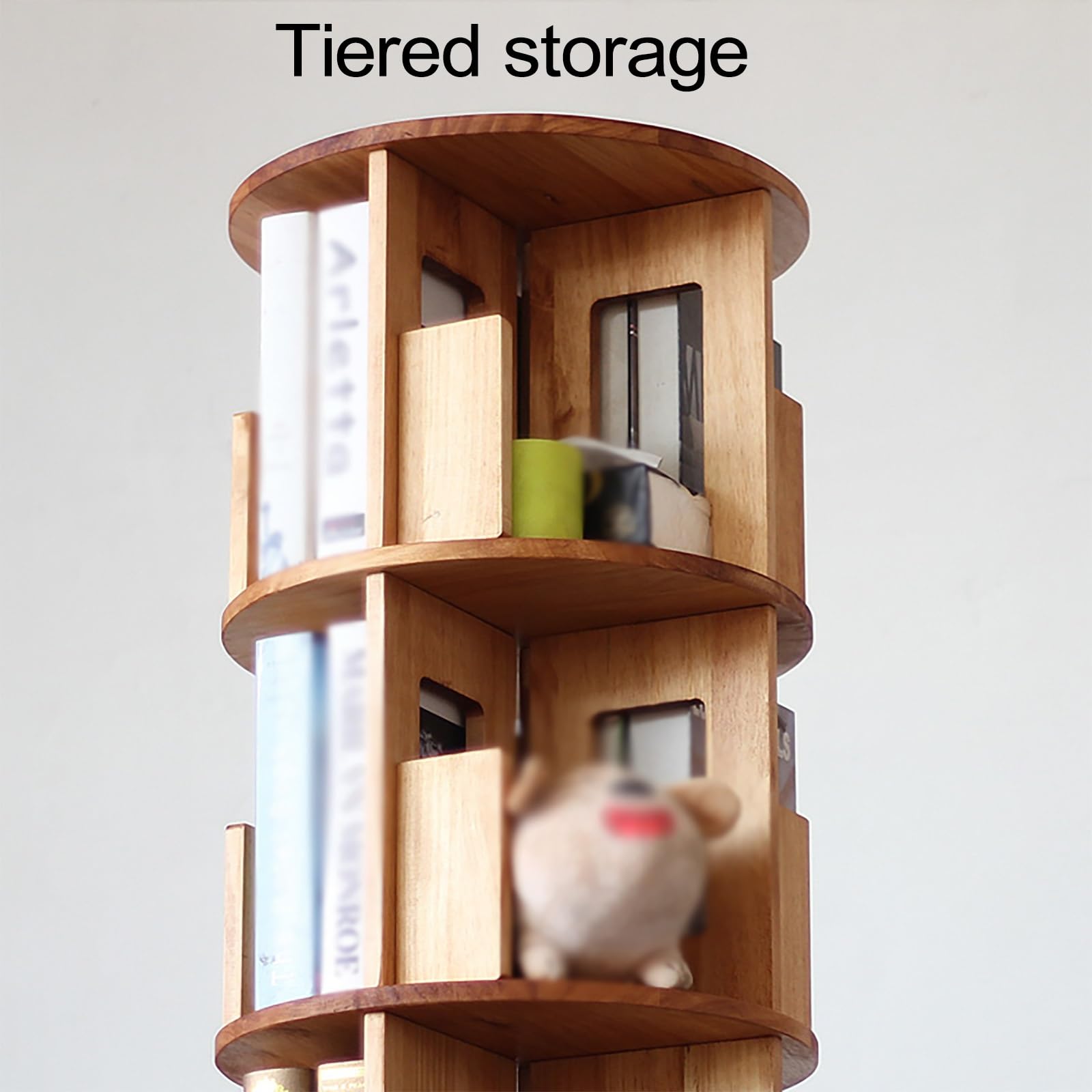 Kaneseyページ Amazon｜ZYZSY 回転ディスプレイ本棚、360°ディスプレイ回転本棚タワー