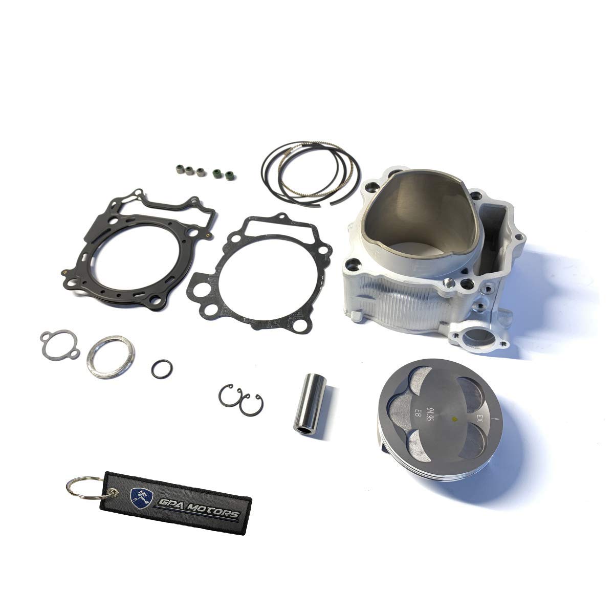 GPA MOTORS Cylinder Piston Gasket Rings fit Yamaha YFZ450R 2009-2020 95mm Special Edition