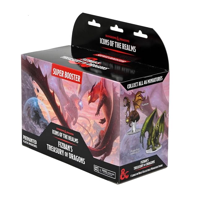 Foto 4 de 8 de WizKids D&D Icons of The Realms: Fizban's Treasury of Dragons - Super Booster (Set22)