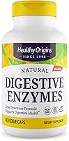 Vista 9 de Healthy Origins Enzimas digestivas (amplio espectro, sin OMG, sin gluten, soporte digestivo), 180 cápsulas vegetales