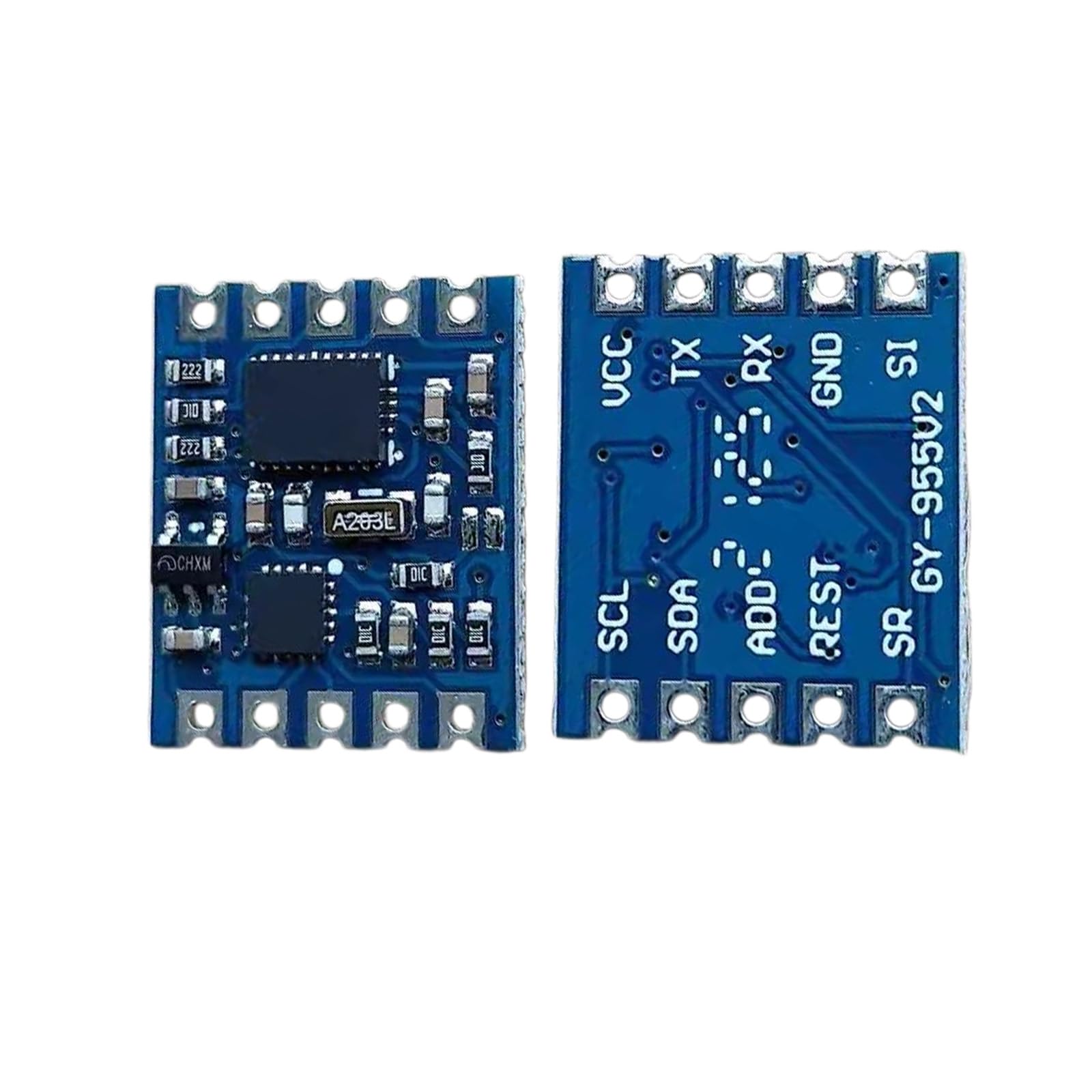 Módulo de sensores de giroscopios de acelerómetro IMUs 9DOF integrado con chip BNO055V2 para posicionamiento preciso PCB Gyrocompass integrado