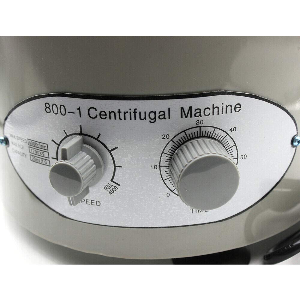 Centrifuga Da Laboratorio Professionale 4000 Rpm - 6 Posti Da 20ml Per Analisi Sangue - Foto 10