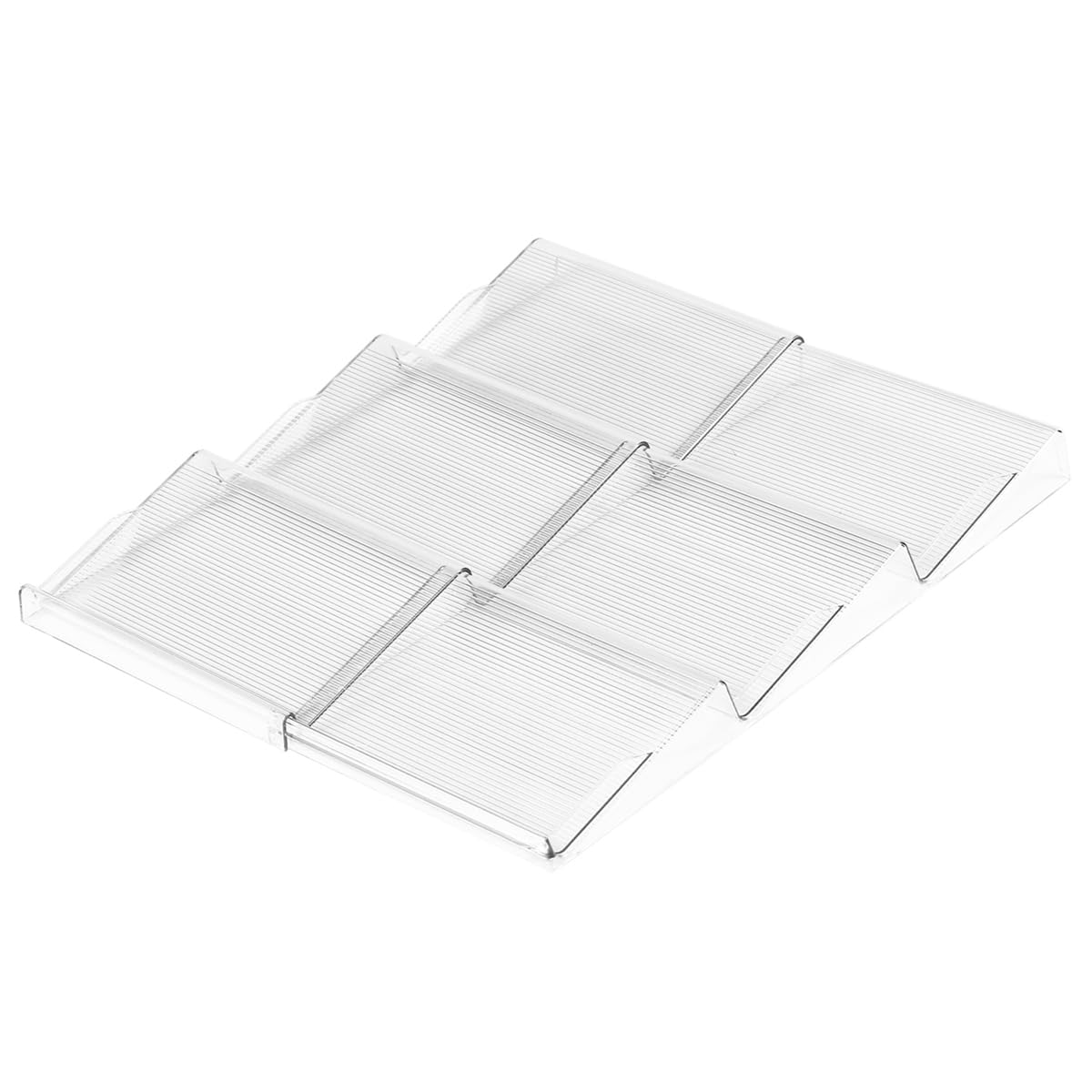 IJSDNVJNDX Spice Drawer Organizer 3-Layer Plastic Jar Rack Tray Expandable Cabinet Organizer for Kitchen Shelves Seasoning Storage