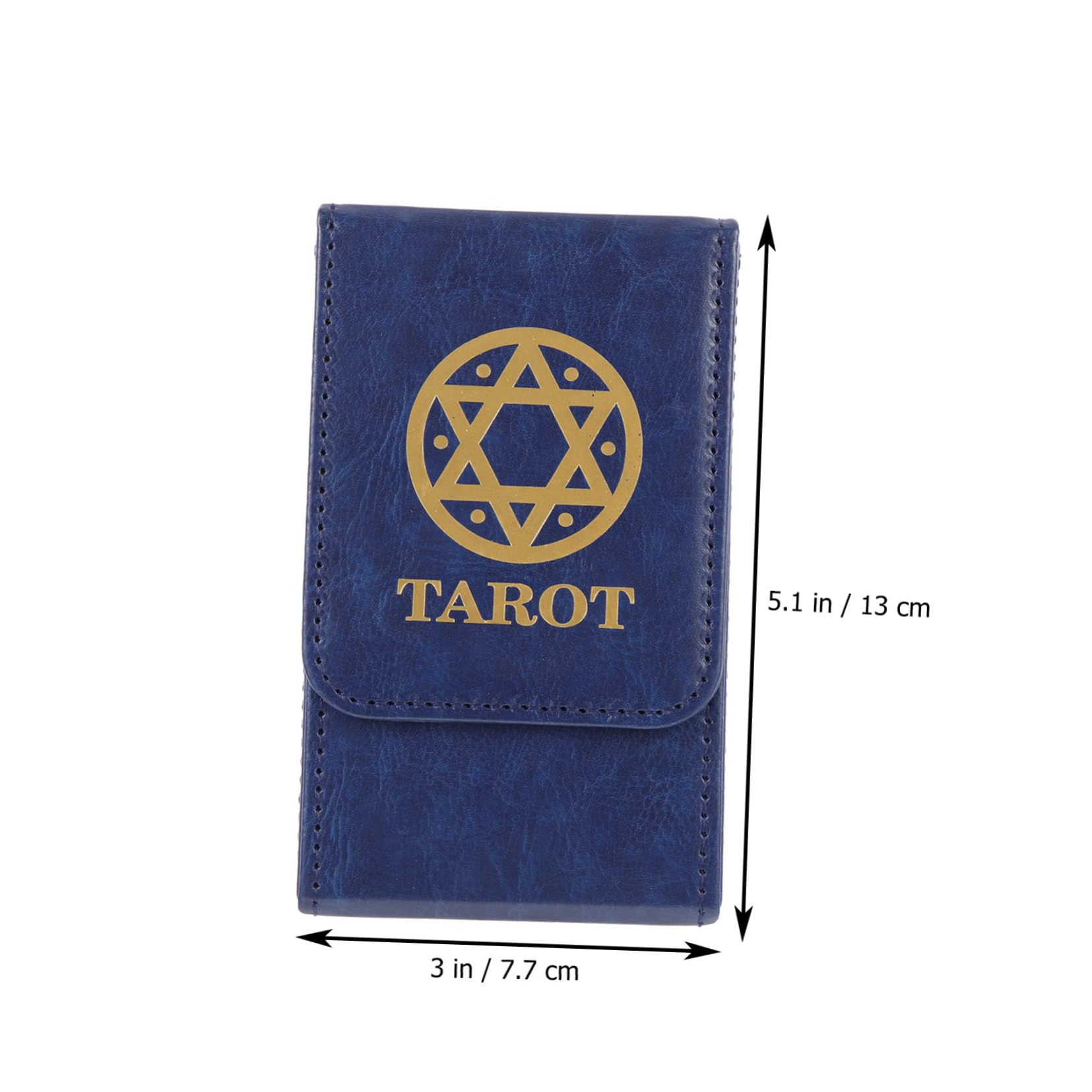 OKUMEYR Tarot Cards Storage Box Portable Pu Case for Organizing Tarot Decks Six- Design for Home and Card Preservation
