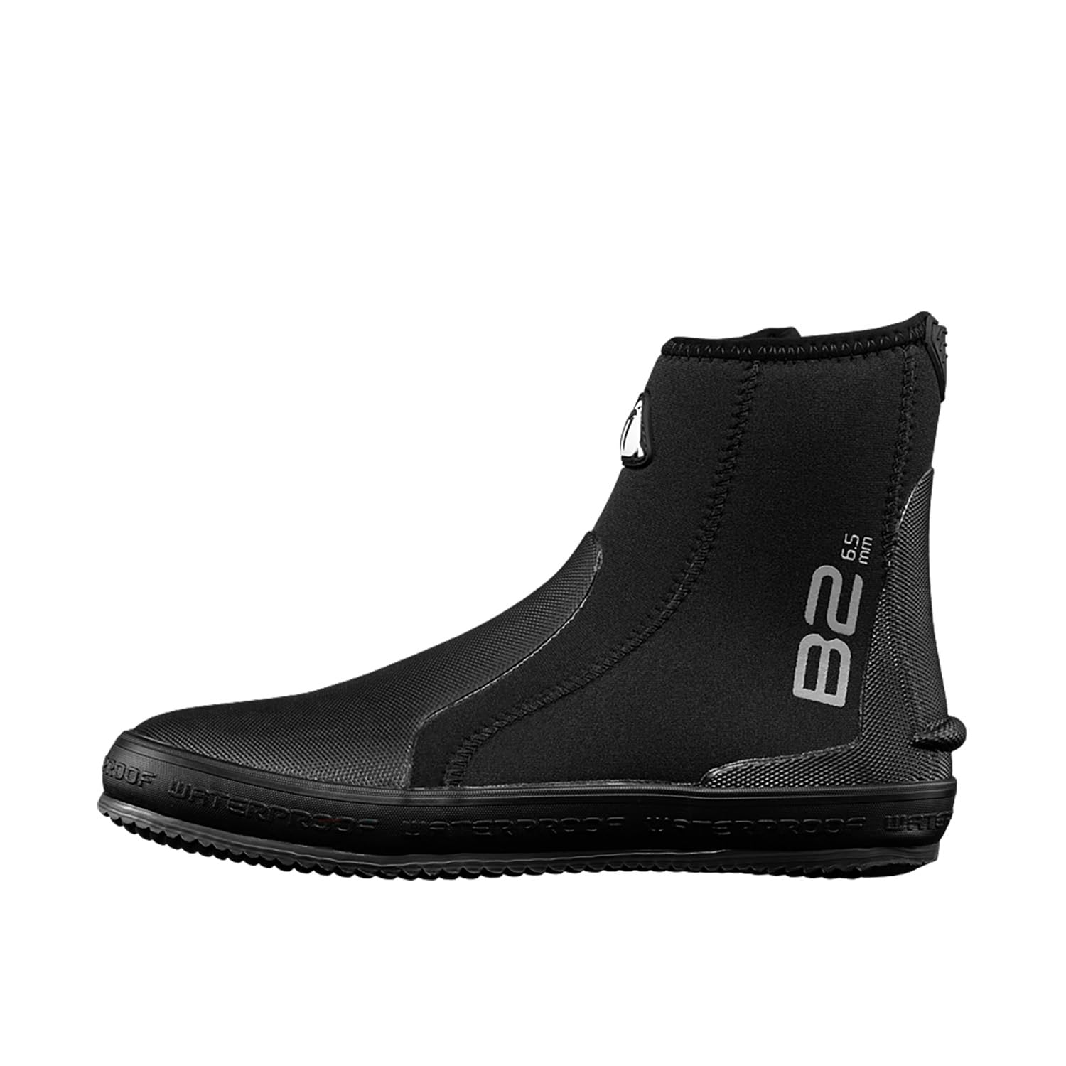 Wodoodporne buty unisex dla dorosłych B2 6,5 mm Hi Top, Czarny, M-L