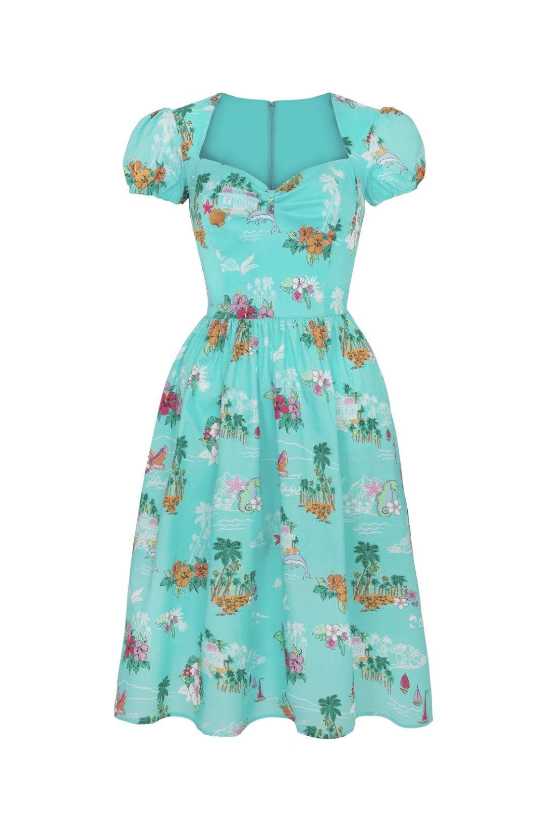 Hell Bunny Unisex Aqa Ayanna Dress