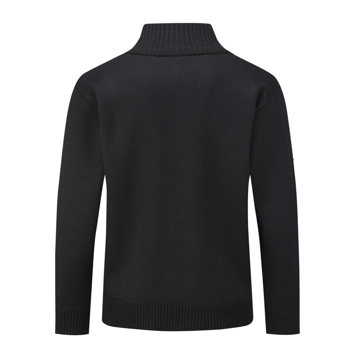 Allthemen Cardigan Homme Hiver en Maille Zippé Manches Longues Chaud Chandail Tricoté Manteau Décontracté à col Montant
