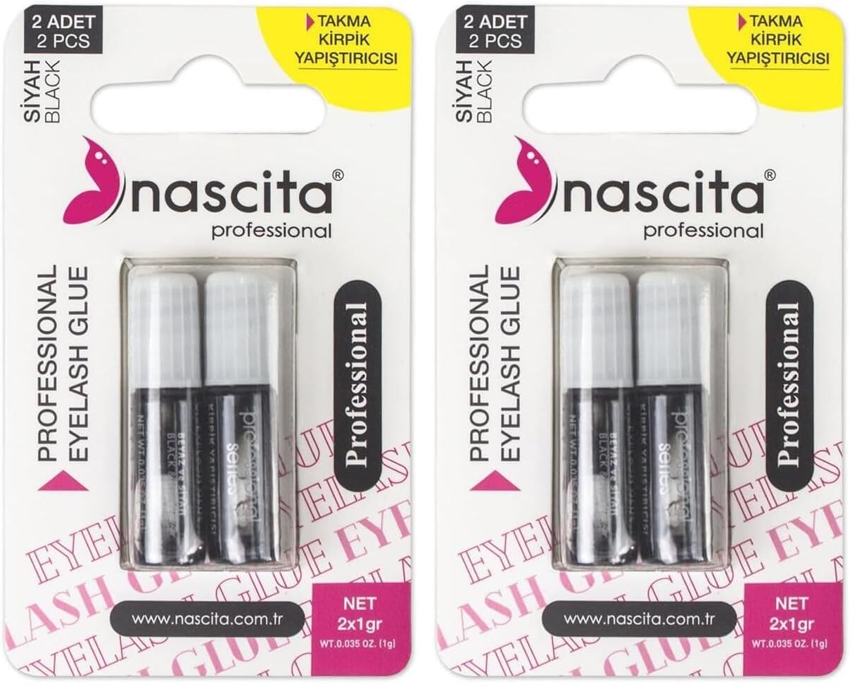 nascita 2li Kirpik Yapıştırıcısı (SİYAH) - 01 2li paket