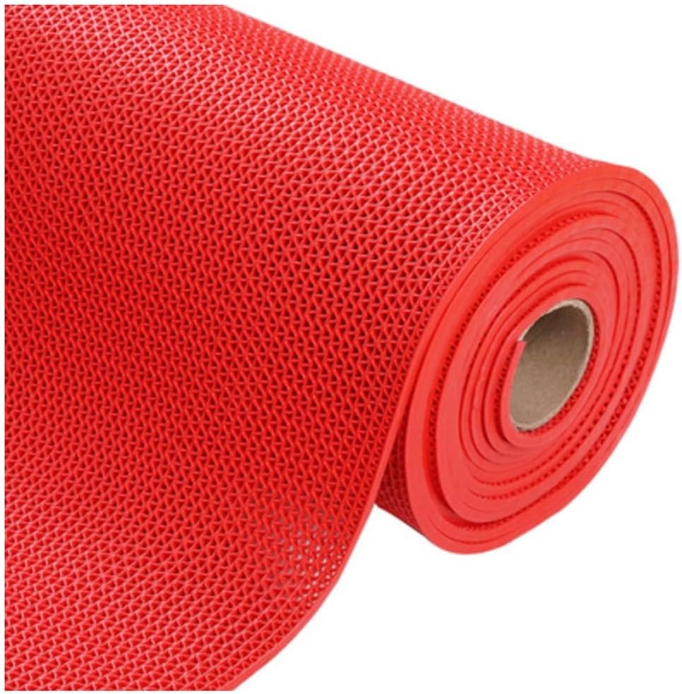 Rubber Flooring Roll, NonSlip Floor Mat with Drainage