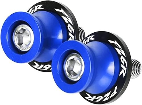 Carretes de basculante de aluminio para motocicleta, tornillos deslizantes de soporte de 0.236 in para Yamaha FZ6R FZ 6R FZ-6R 2009 2010 2011 2012