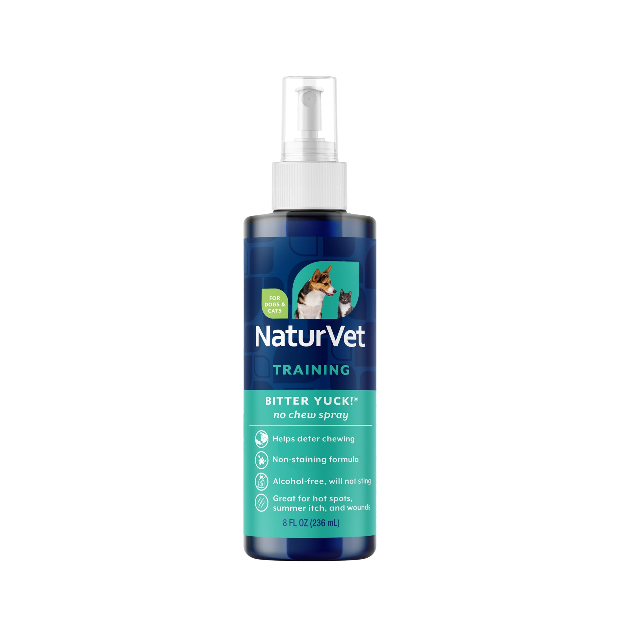 NaturVet Bitter Yuck! No Chew Spray for Dogs, Cats, and Horses