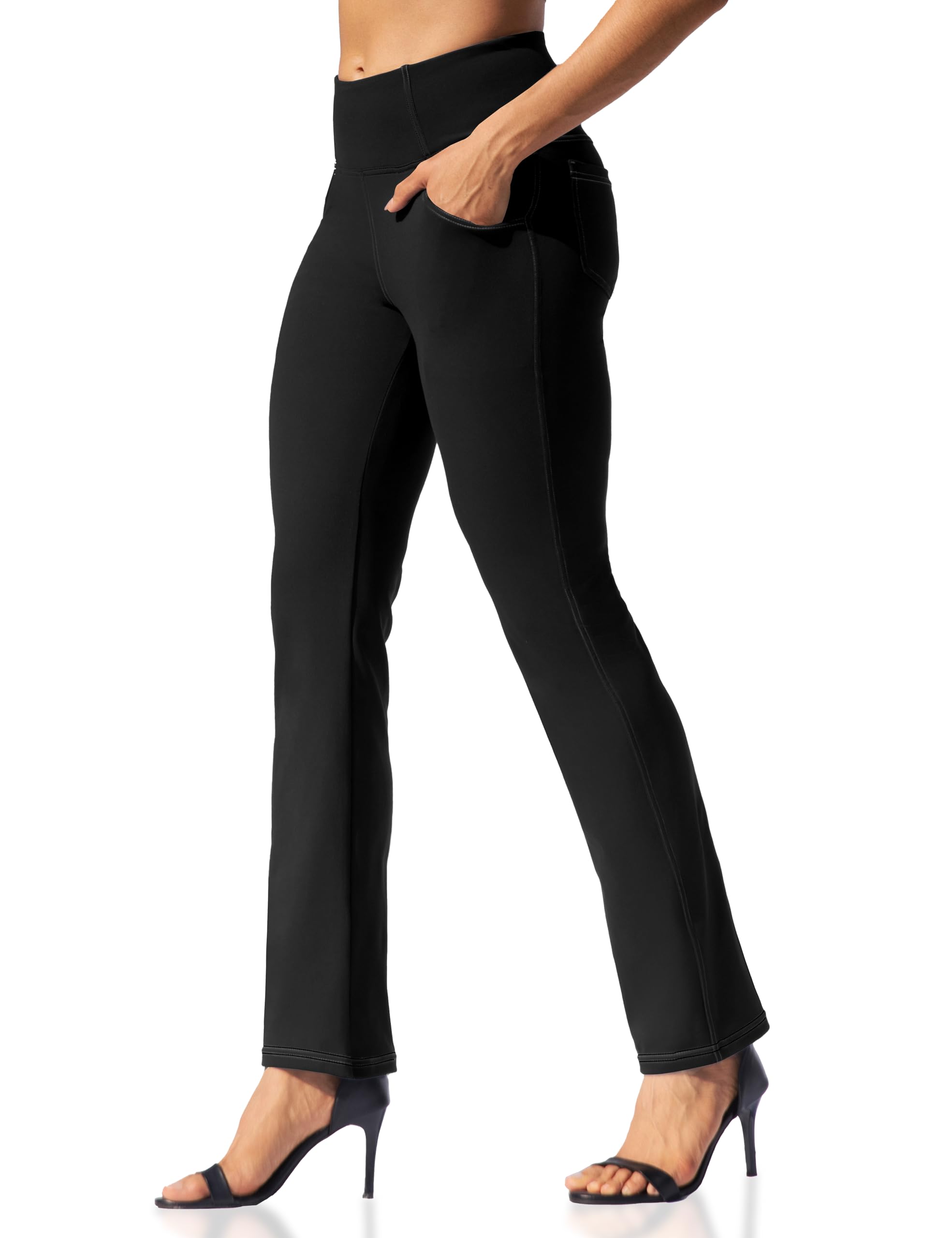 VOOVEEYA Womens Straight Leg Leggings